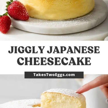 Delicious Japanese Cotton Cheesecake with a fluffy texture