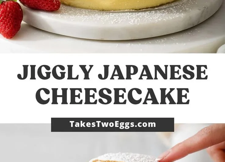 Delicious Japanese Cotton Cheesecake with a fluffy texture