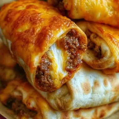 Delicious cheesy taco sticks served on a plate with dipping sauce.