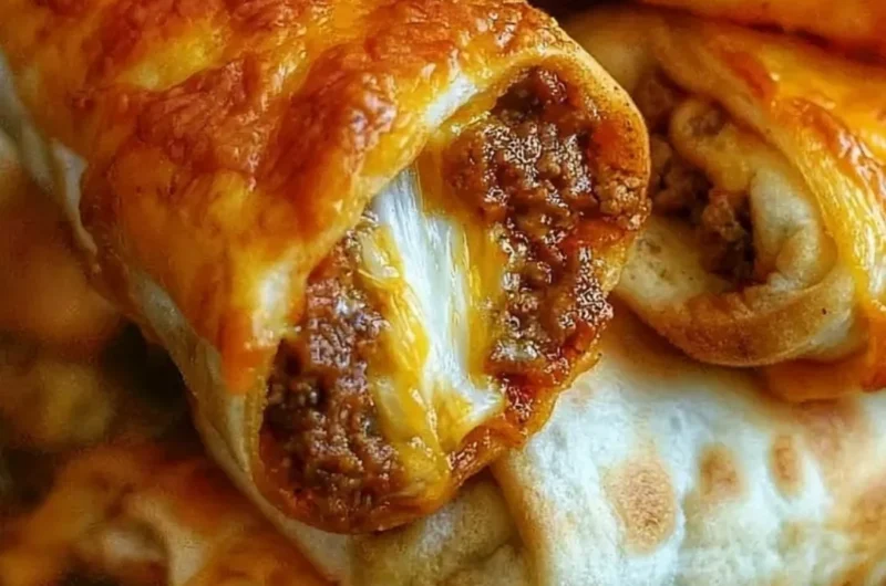 Delicious cheesy taco sticks served on a plate with dipping sauce.