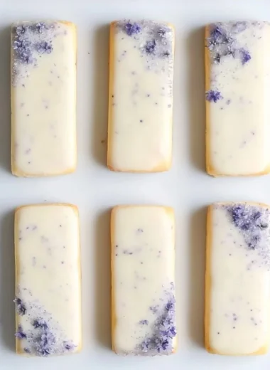 Violet Lemonade Tea Cake Cookies, a delicious blend of lemon flavor and soft cake texture.