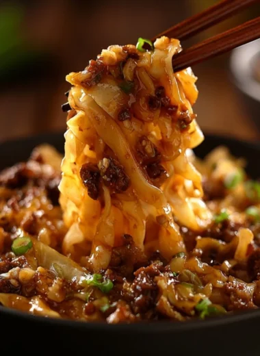 Delicious Potsticker Noodle Bowls featuring dumplings and colorful vegetables.